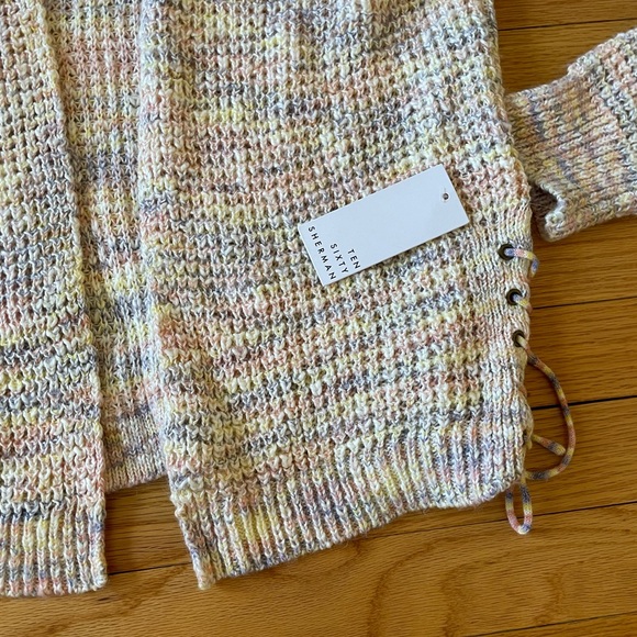 NWT Ten Sixty Sherman multi colored open cardigan - Picture 3 of 5